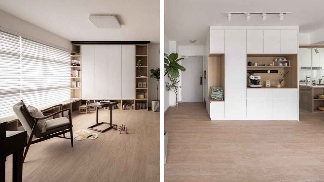 110㎡删繁就简，客厅没沙发没电视，住2年发现生活反而更轻松自在