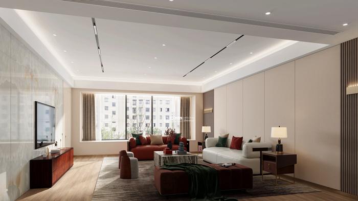 【作品】现代极简丨江山赋大平层，这样设计真高级！