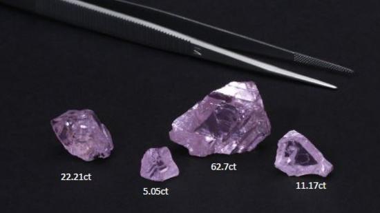 钻石 Lucara 发现博兹瓦纳最大粉钻原石，重达62.7ct！
