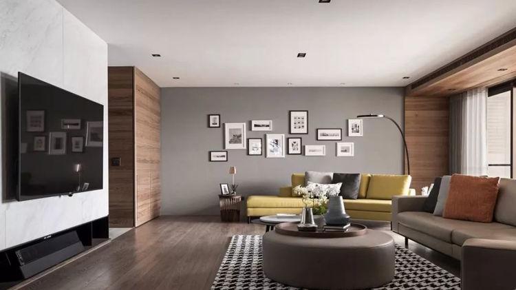 黄与灰的碰撞，现代简约的美永远让人心动！