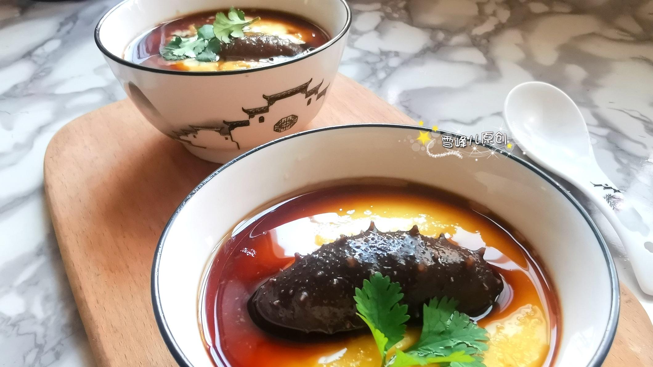 海参|它是“海中一宝”高蛋白低脂肪低胆固醇，一蒸就上桌鲜香好吃，真简单