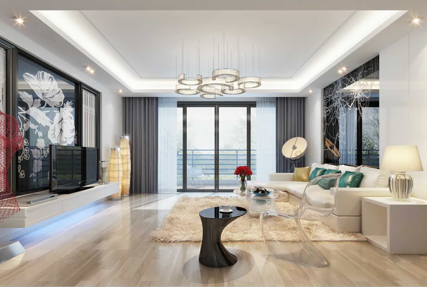 装修预算不够不用怕，有些地方可以穷装，背景墙去装饰只刷漆也贼好看