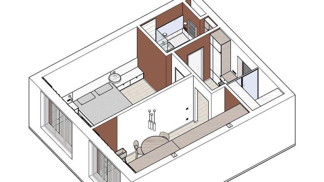 没想到这么大胆的配色，装修完后效果却很不错，有颜有品又有个性
