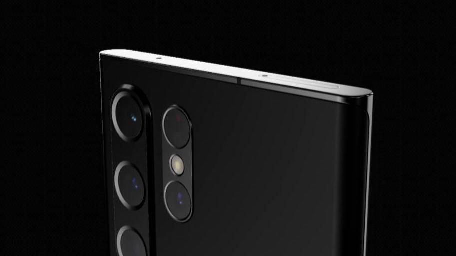 情微说 三星S22UItra渲染图：触控笔+1亿像素+M12屏幕，是机皇应有的样子