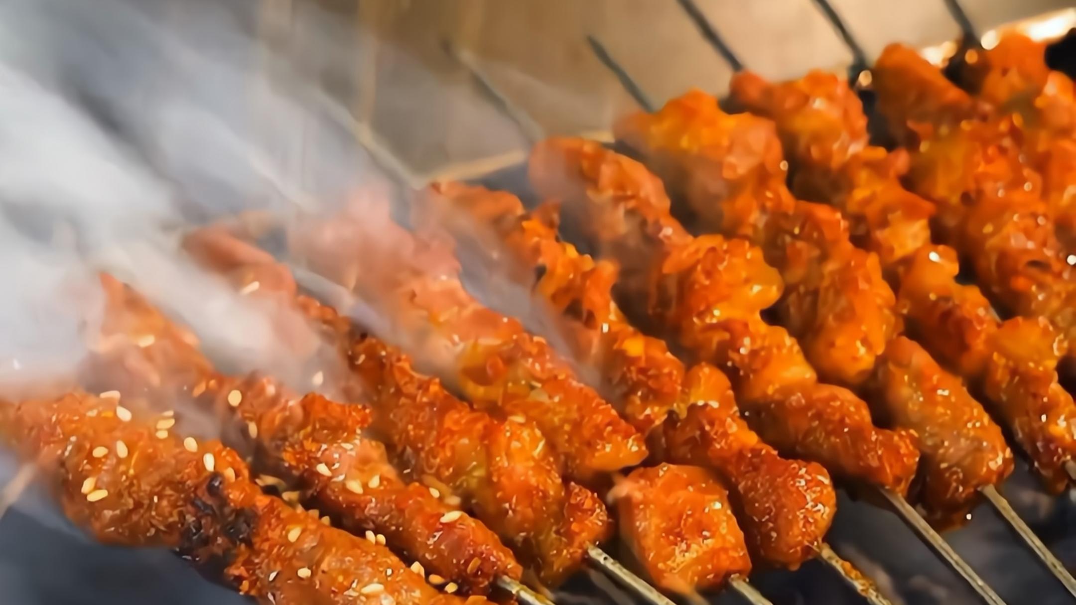 羊肉串|烧烤羊肉串腌制教程，香辛料老配方腌制，不压羊肉本味托香托味