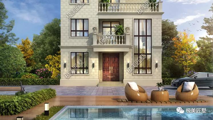 10×8米，占地不足百平，三层漂亮别墅，简约却不简单！