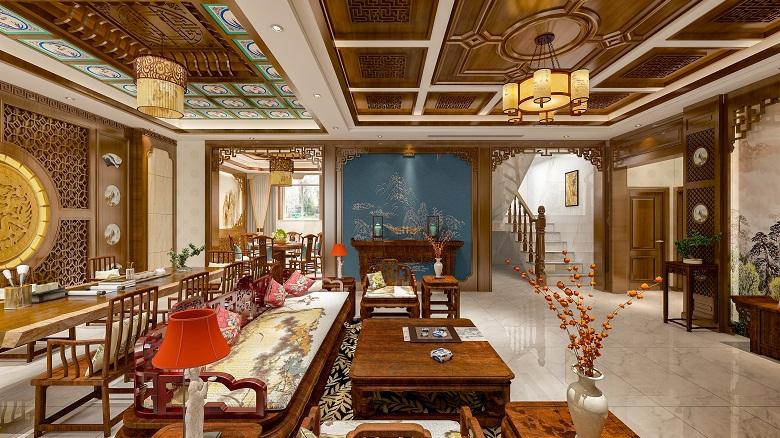 中式设计：宏大空间的客厅该如何设计呢？