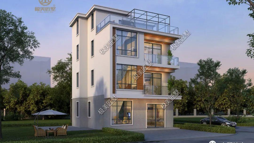 小宅基地家人多建现代风，设计高级又大气，一起来看看