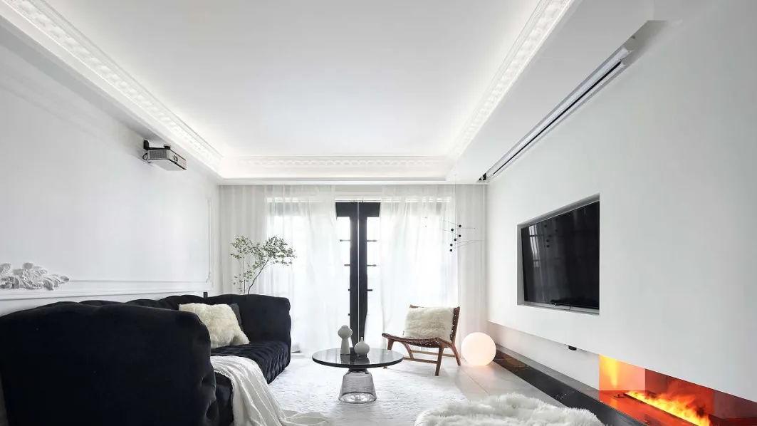 看腻性冷淡风？快来看看他家，104m2清新黑白灰太温柔了！