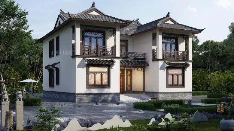 二层中式美宅，匠心千年古韵，这才是中国别墅该有的样子