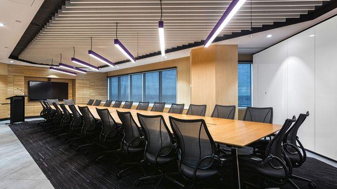 让人眼花缭乱的办公室装修空间色彩设计