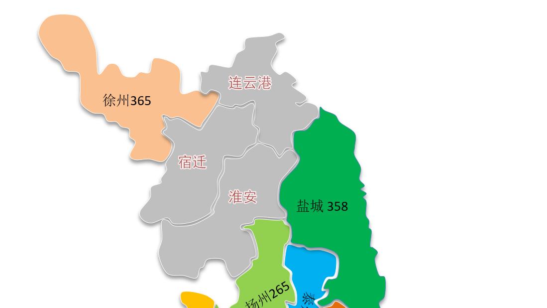 用电量最多的50个城市，哪个省份最多，江苏、浙江还是广东？
