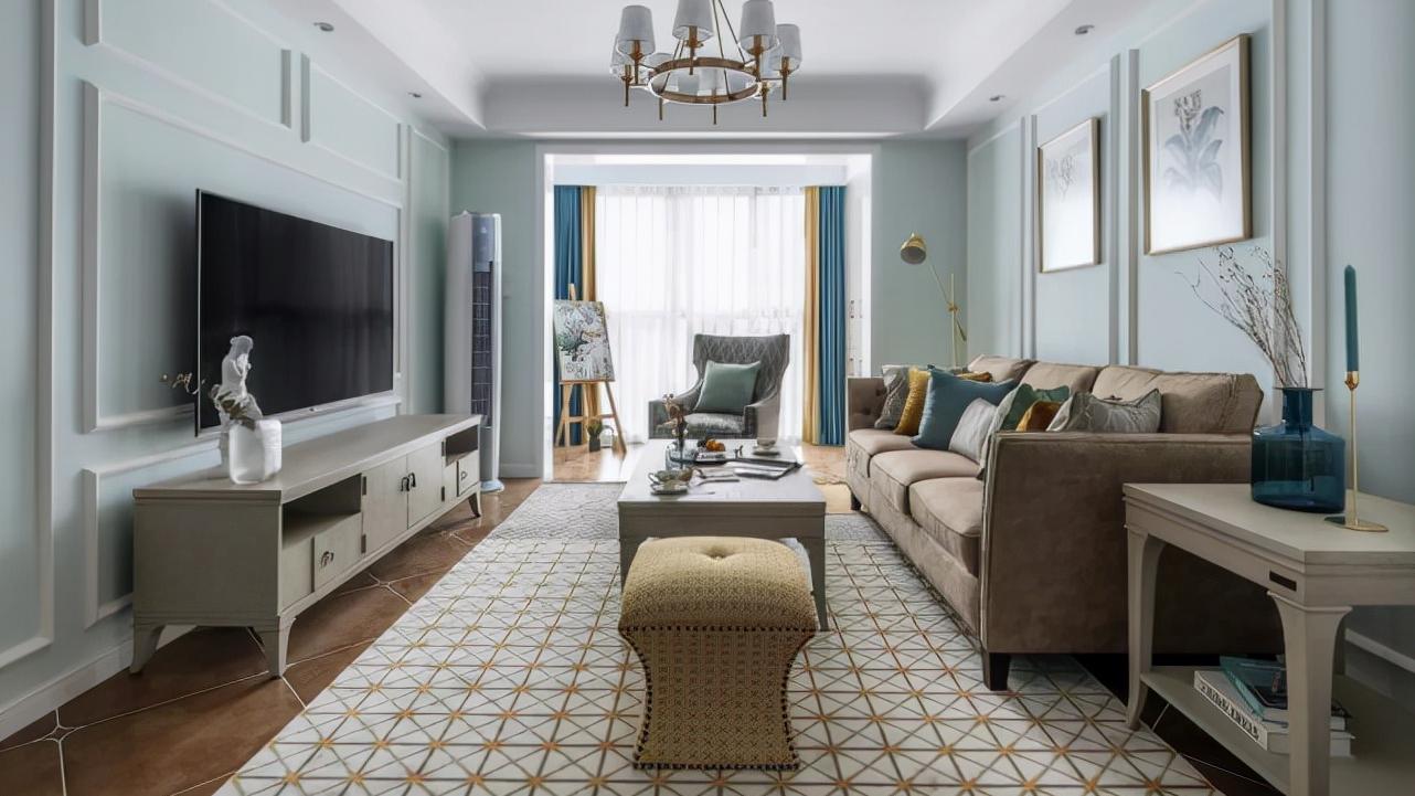 100平美式风三居室，给即将上学的女儿创造一个轻松愉快的环境