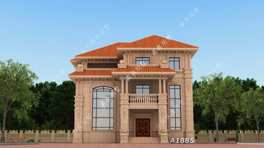 非常有吸引力欧式别墅，如果家乡建一栋，绝对引领农村建房新潮流