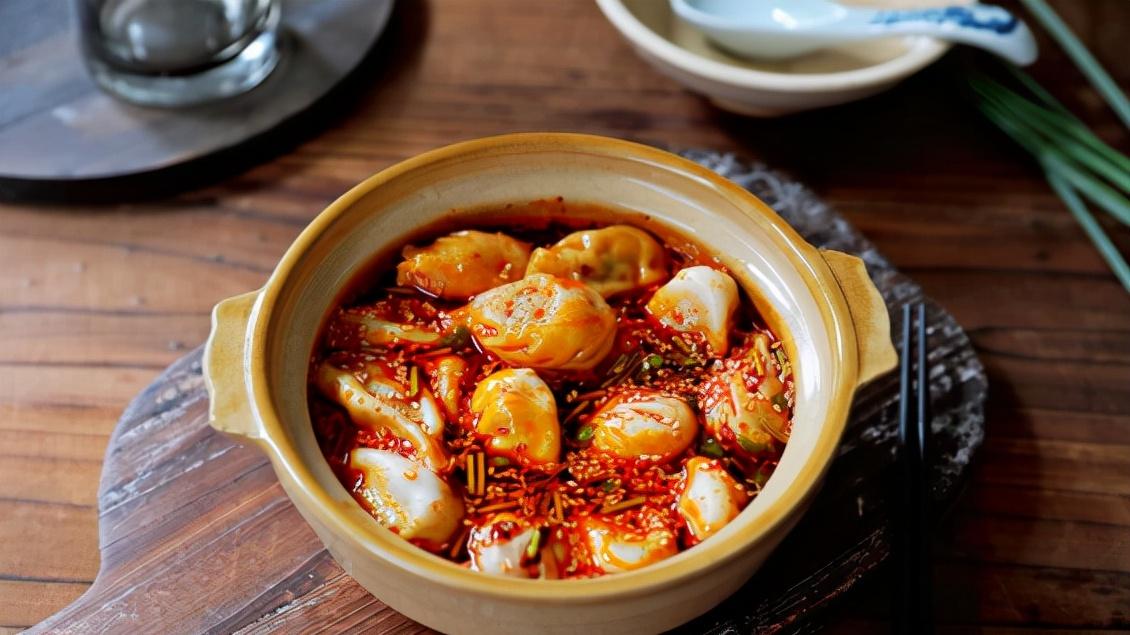 饺子|天冷吃饺子，热腾腾得非常暖和，酸辣过瘾