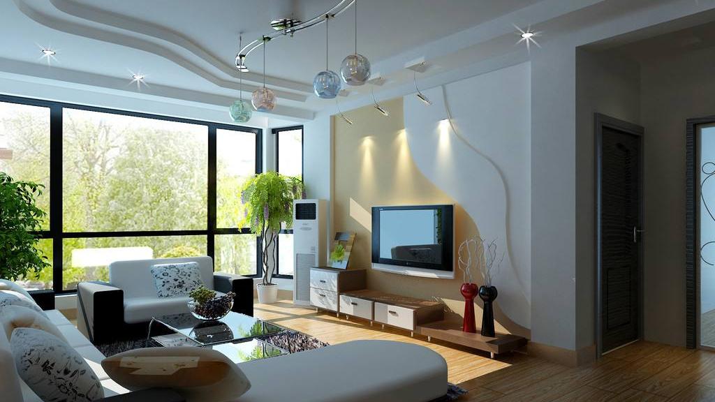 巧用灯光，学会收纳，让小户型的客厅也拥有更大“空间”