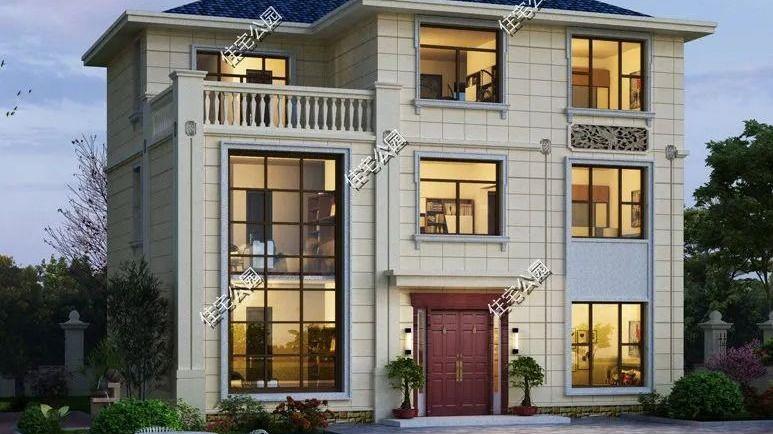 百搭经典造型，户型小巧精致，这套3层农村别墅，一定合你心意