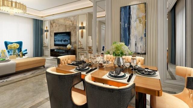 151平四居室处处充满设计感，瞬间提升品位