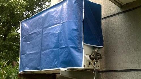 空调外机日晒雨淋，做个盖子就能延长使用寿命？来听听师傅怎么说