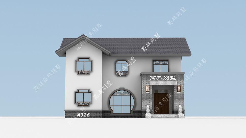 这款中式两层别墅，素雅大气，呈现出不一样的东方格调。