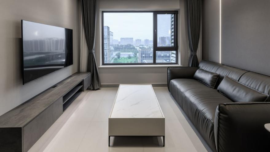 57平方米的三居室，精致又实用，室内还有两个卫生间