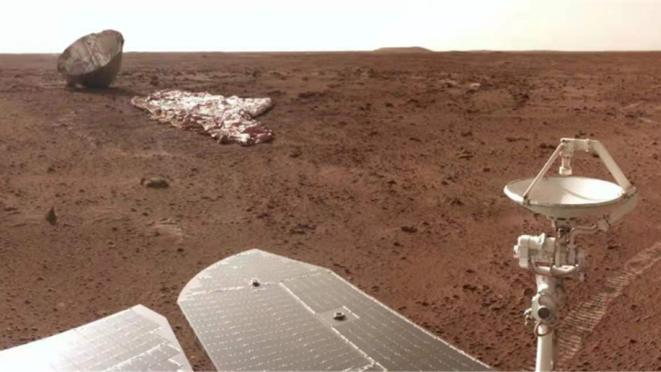 火星车 最新影像！祝融号火星车传回特写画面，在火星着陆到底有多难？