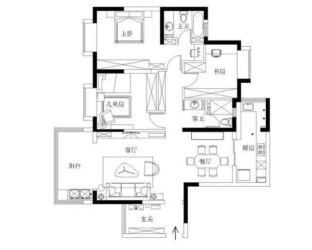 老房改造｜120㎡复古风，收纳空间多到爆