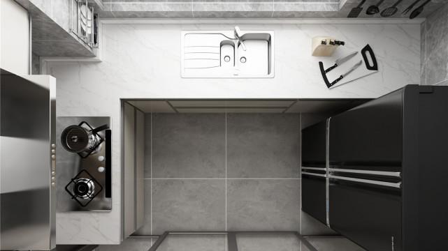 109平厨房烘托烟火之气，是生活接触与感情交流平凡的串联