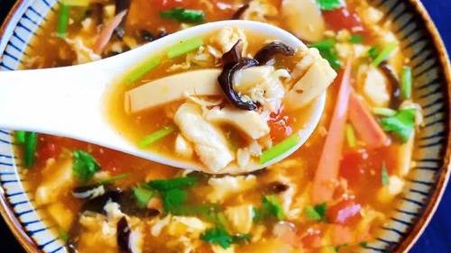 蔬菜|天气转凉了，做一碗酸辣汤，真是暖心又暖胃，喝完浑身都来劲了！