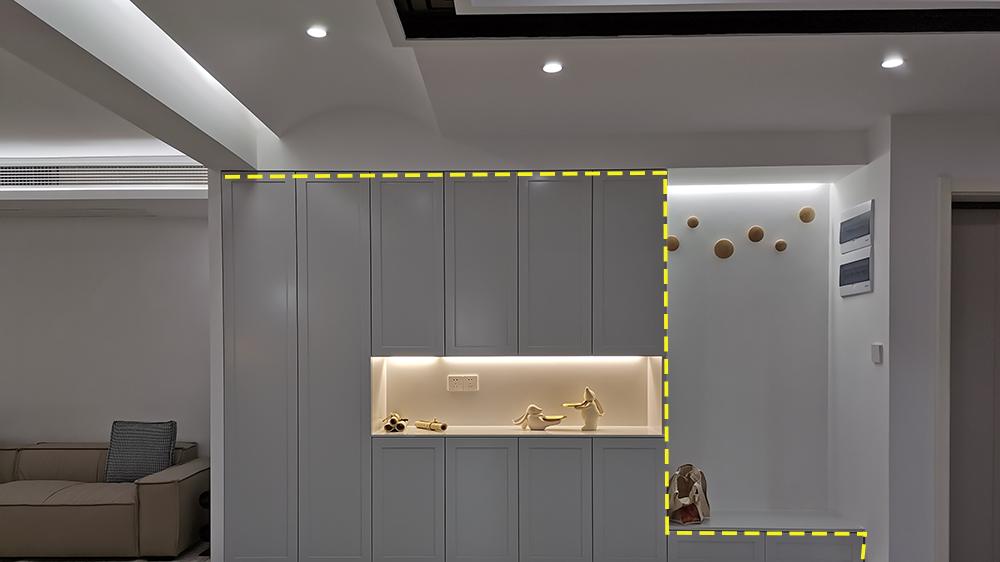 装修界“内卷”，装玄关柜，顺势能做个换鞋凳，成品的不好卖了