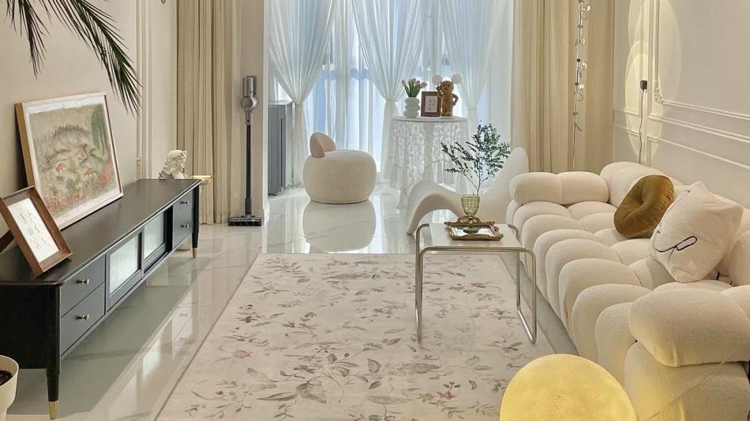 这是我们见过最浪漫的132㎡法式装修，屋内干净到“一层不染”