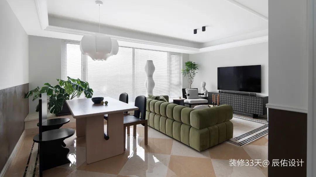 装修设计：100平精装，改造中古混搭三室