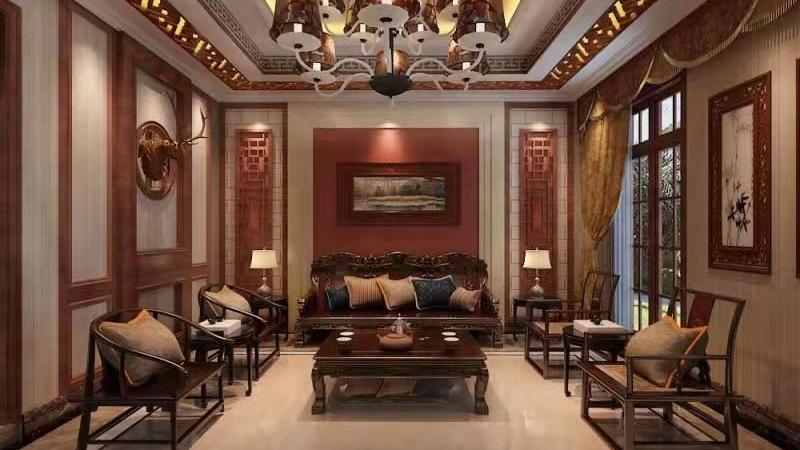 中式红木别墅装修，营造高雅品位