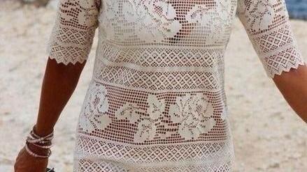 衣服就要这样穿才漂亮 漂亮提花手工编织连衣裙,图解教程 提花,连衣裙花样,提花,衣服,样式,手工