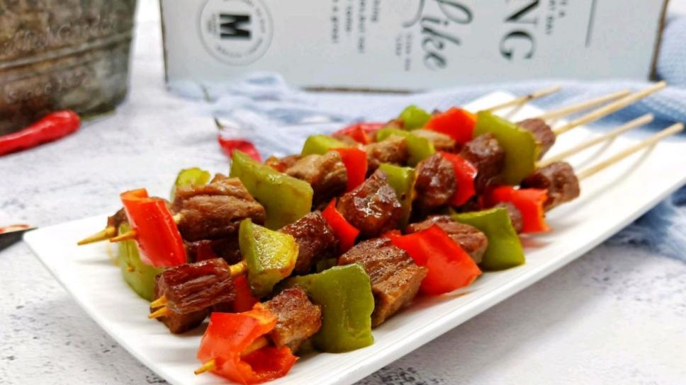牛肉|烤箱版牛肉串，制作简单加上秘制香料，没有人能拒绝