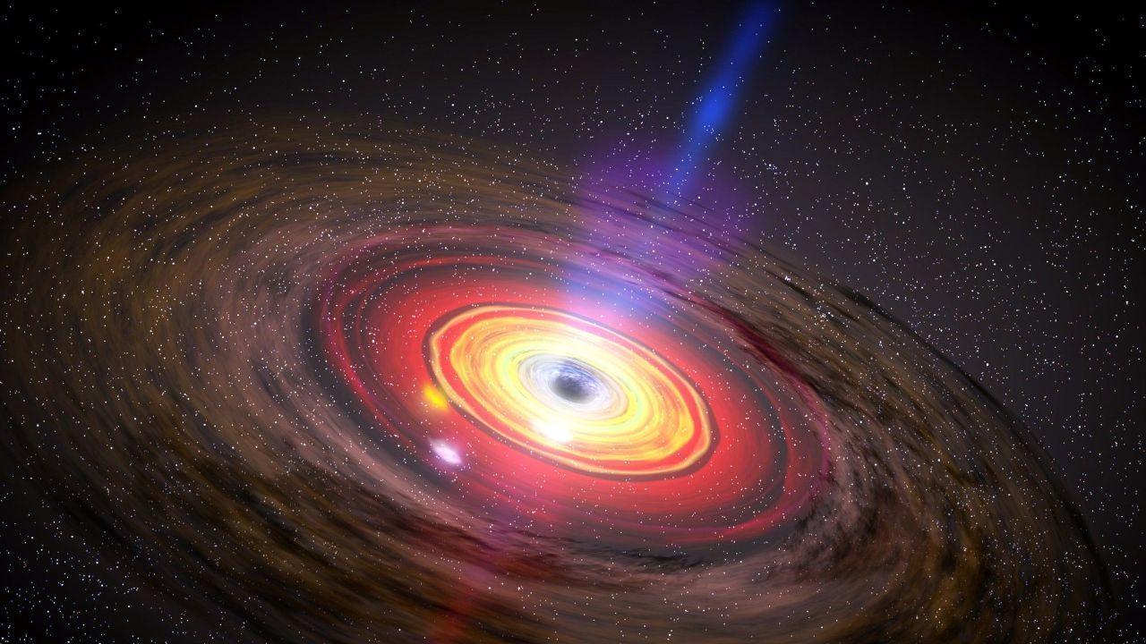 银河系的中枢黑洞：人马座A在百万年前的耀斑爆发！