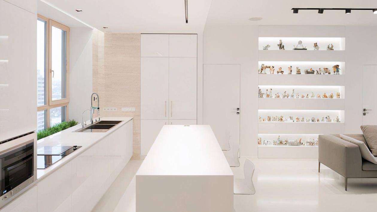 她家68㎡新房火了，坚持全屋极简留白，骨子里透着高级感