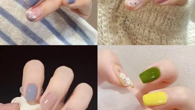 立秋|简约气质美甲ins风耐看清新美甲