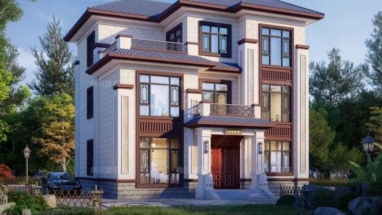 回乡建一栋好房，这几款高颜值农村别墅，面子给你赚足了