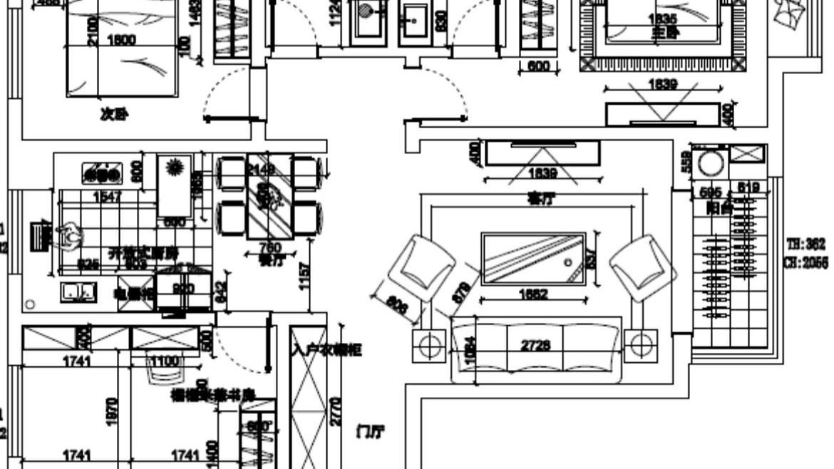 135㎡新房交给60后母亲装修，前后花了30W，全屋木地板很满意！