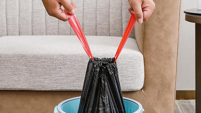 抽绳型垃圾袋方便吗？