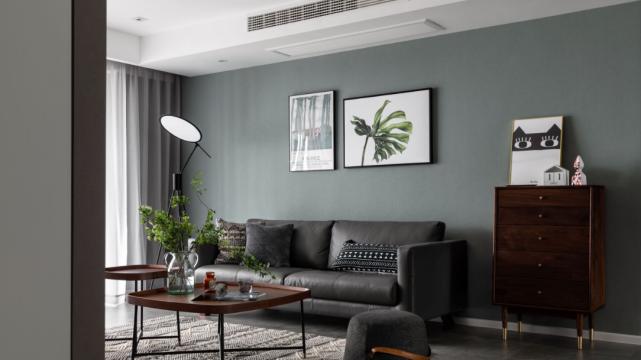 143平欧式风三居室，莫兰迪色富含生命力的色彩