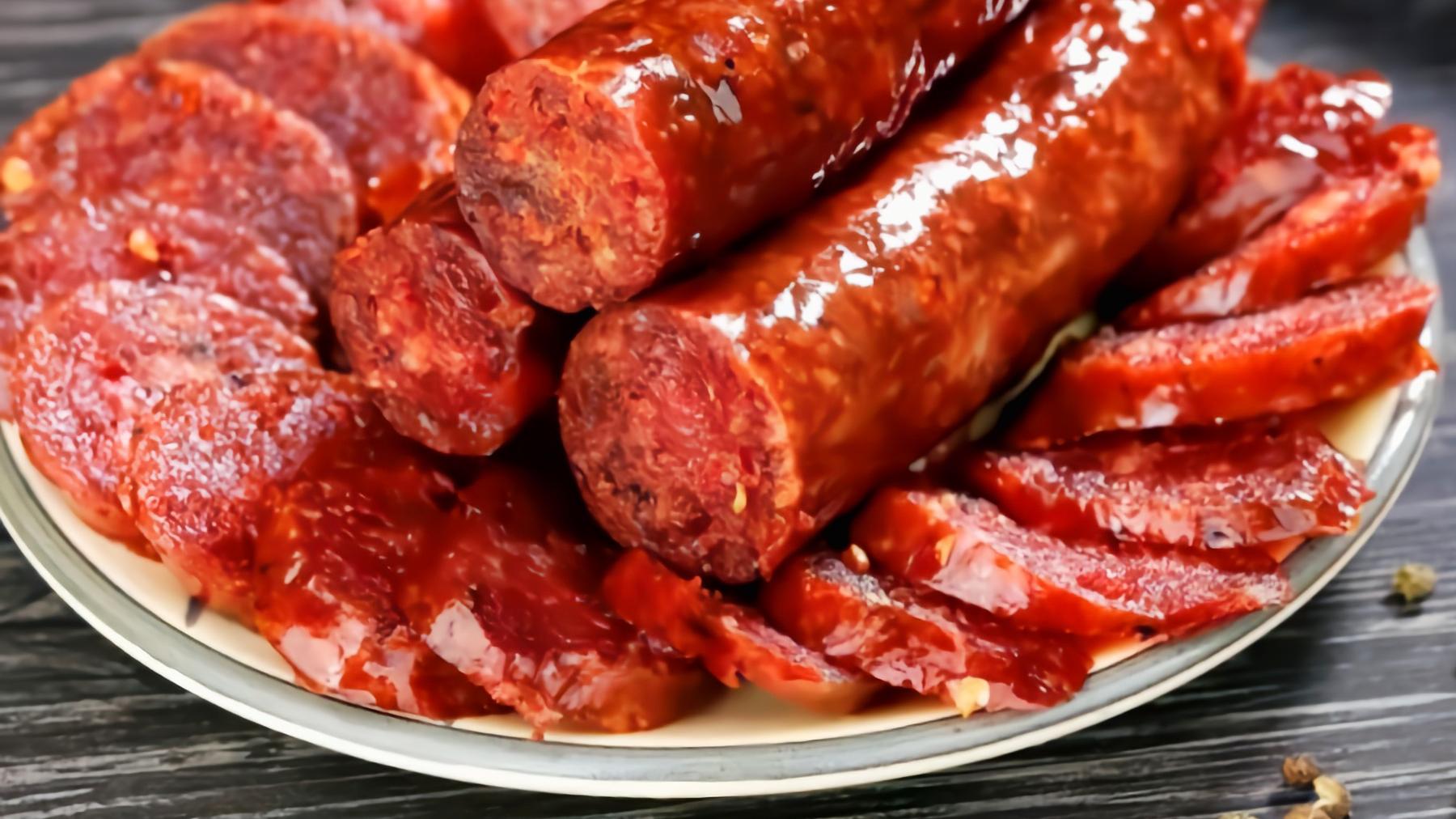 面条|两款麻辣香肠配方及详细加工制作方法