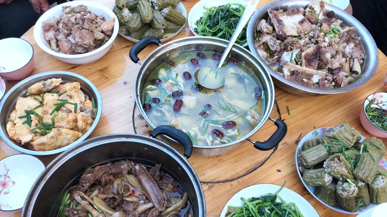 苦瓜|晒晒我家的国庆家宴，5小时做一桌菜，有人嫌弃，有人馋到流口水