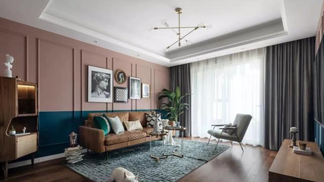 98平混搭风二居室，粉红色梦幻色调充满你家