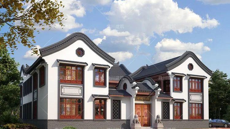 9款大美中式合院，每1㎡都惊艳到骨子里，引领2022年建房新风潮