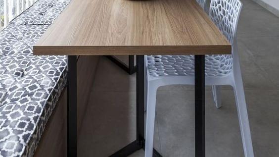 理想中的阳台除了洗衣晾晒，还应该是阳光餐厨区，提高生活品质