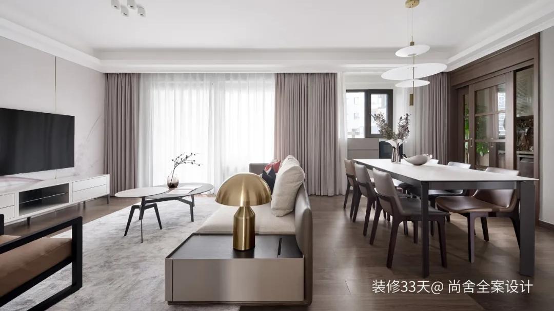 精装改造现代混搭二孩之家