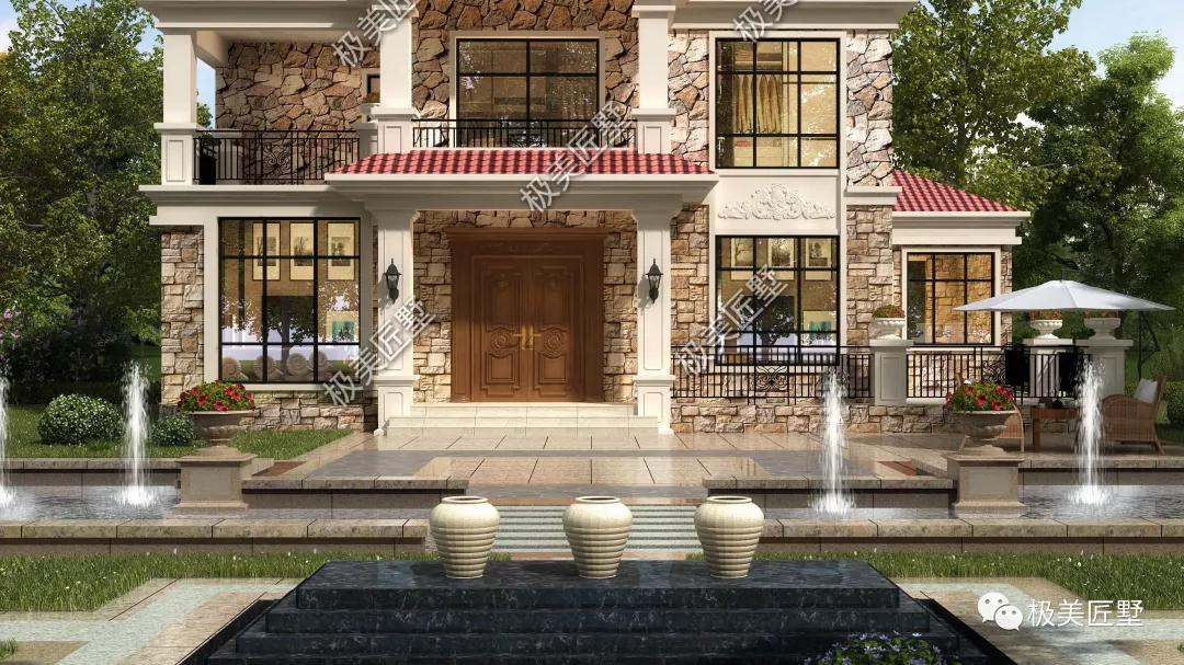 农村实用两层小别墅，简单精致，养老首选！