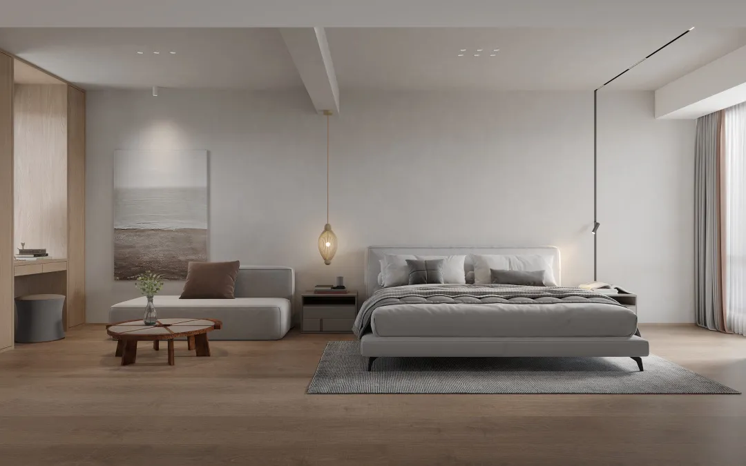 173㎡侘寂风 | 艺术感与生活气之间的极致平衡